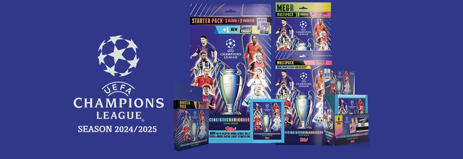 Collection UEFA Champions League 24/25 Match Attax lipdukai